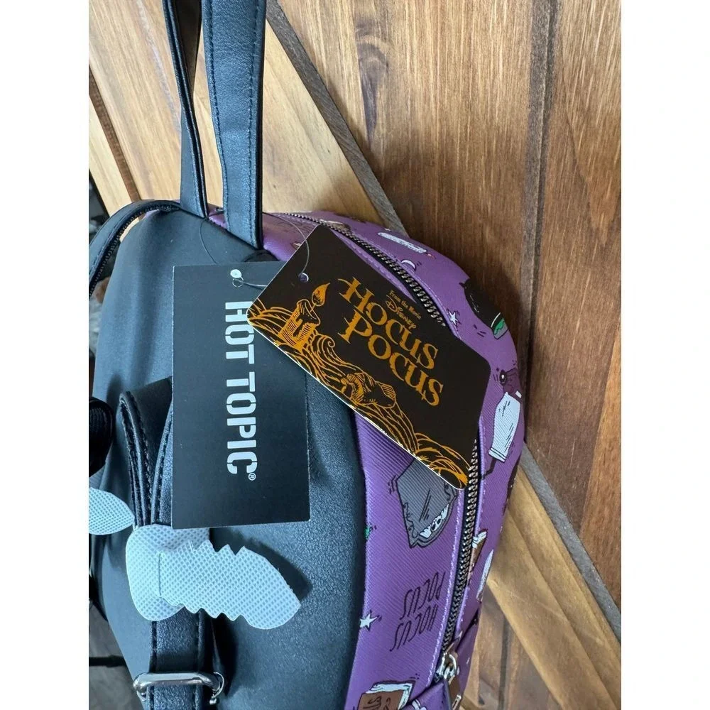 Disney Hocus‎ Pocus Mini Backpack Hot Topic Exclusive Halloween Witchy Amuck